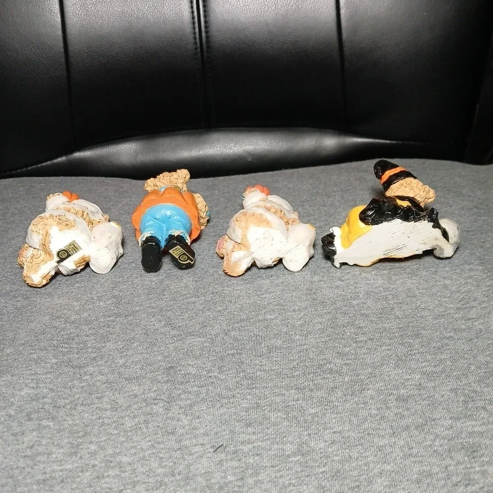 Lot Of‎ Four Brinn's Halloween Teddy Bears Figurines Resin